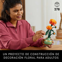 LEGO® Botanicals Crisantemo Set de construcción floral 10368