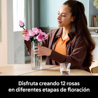 LEGO® Botanicals Ramo de Rosas Rosadas Flores 10374