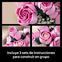 LEGO® Botanicals Ramo de Rosas Rosadas Flores 10374