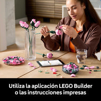 LEGO® Botanicals Ramo de Rosas Rosadas Flores 10374