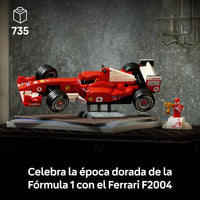 LEGO® Icons Ferrari F2004 y Michael Schumacher – 11375