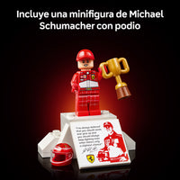 LEGO® Icons Ferrari F2004 y Michael Schumacher – 11375