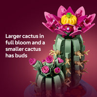 LEGO® Botanicals Cactus en Flor – Decoración – 11509