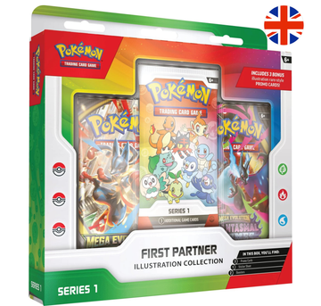 Blister Colección de Sobres Pokemon TCG First Partner #1 INGLÉS
