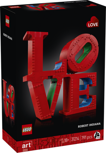 LEGO® Art LOVE Regalo para parejas, idea de decoración 31214
