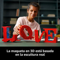 LEGO® Art LOVE Regalo para parejas, idea de decoración 31214