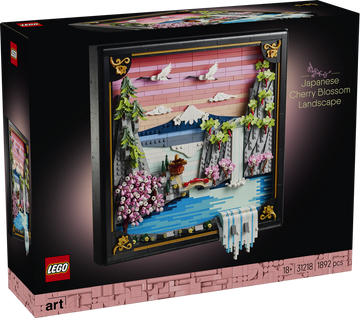 LEGO® Art Paisaje Japonés con Cerezos en Flor – 31218