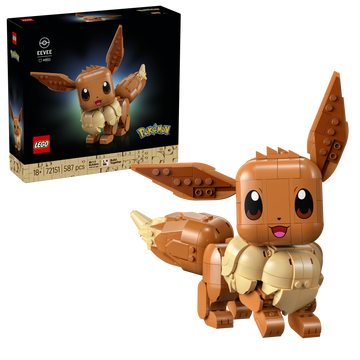 LEGO® Pokémon™ Eevee – Kit de Construcción de Modelo – 72151