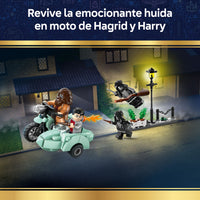 LEGO® Harry Potter™ Hagrid™ y Harry: Huida de Privet Drive – 76459