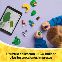 LEGO® Animal Crossing™ Mirando las estrellas con Estela 77053