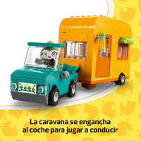 LEGO® Animal Crossing™ Caravana de Gandulio y tienda de jardinería 77054