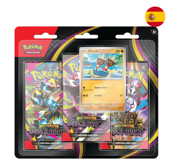 Blíster Tech Sticker Mega Evolución - Oscuridad Absoluta ESPAÑOL