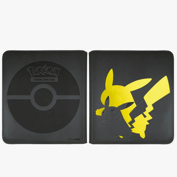 Ultra Pro Album 12 BOLSILLOS CREMALLERA PIKACHU BLACK