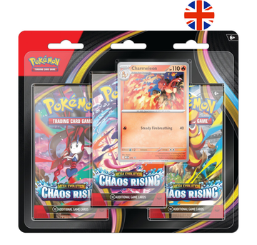 Blíster Tech Sticker Mega Evolution - Chaos Rising INGLÉS