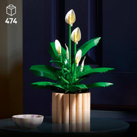 LEGO® Botanicals Lirio de la Paz – Decoración Floral – 11504