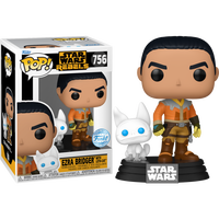Funko POP! Star Wars Rebels - Ezra Bridger with Loth-Cat (Exclusivo)