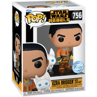 Funko POP! Star Wars Rebels - Ezra Bridger with Loth-Cat (Exclusivo)