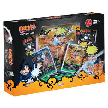 Naruto Mythos TCG: First set 1st Edition Konoha Shido Naruto & Sasuke Special Collection Box INGLÉS