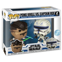 Funko POP! 2 pack - The Clone Wars Duels Pong Krell & Captain Rex Exclusive