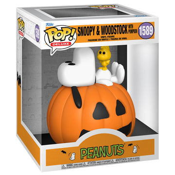 Funko POP! Deluxe Peanuts - Snoopy & Woodstock with Pumpkin