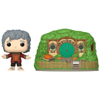 Funko POP Town El Señor de los Anillos - Bilbo Baggins with Bag-End