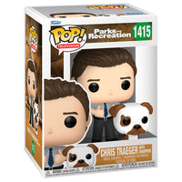 Funko POP! Parks and Recreation - Chris Traeger with Champion