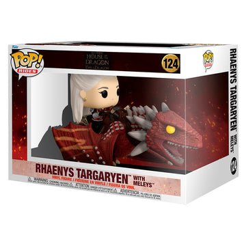 Funko POP Rides Deluxe Game of Thrones House of the Dragon - Rhaenys Targaryen with Meleys