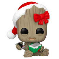 Funko POP! Marvel - Groot with Present