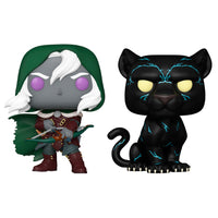 Funko POP! Dragones y Mazmorras - Drizzt Dourden & Guenhwyvar (Pack de 2)