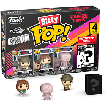 Funko Bitty POP! Blister 4 figuras Stranger Things - Hopper