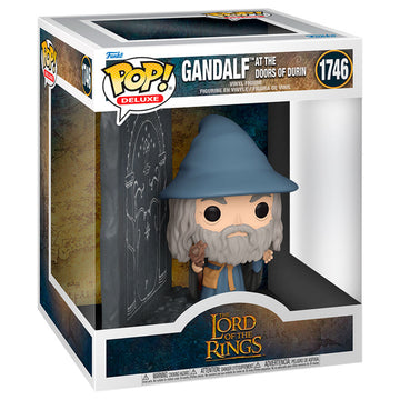 Funko POP! El Señor de los Anillos -  Gandalf with Doors of Durin (Deluxe)