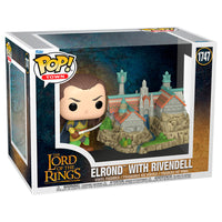 Funko POP! El Señor de los Anillos - Elrond with Rivendell