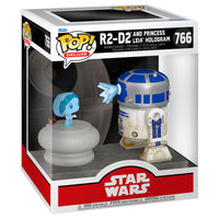 Funko POP! Star Wars - R2-D2 and Princess Leia Hologram (Deluxe)
