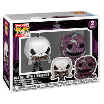 Blister 2 llaveros Pocket POP Pesadilla Antes de Navidad - Jack & Oogie Boogie