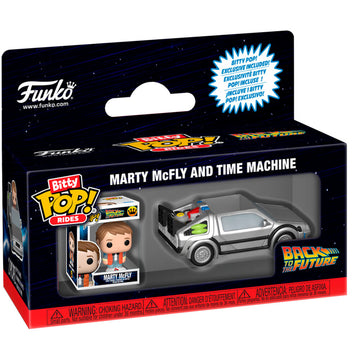 Bitty Pop Rides Regreso al Futuro - La Máquina del Tiempo