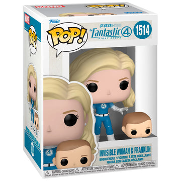 Funko POP! Marvel Los 4 Fantasticos - Mujer Invisible & Franklin