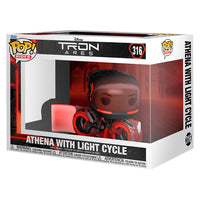 Funko POP! Rides Disney Tron Ares - Athena with Light Cycle