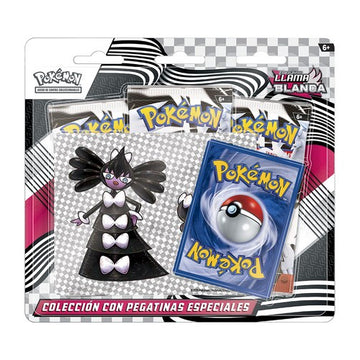 Blíster Tech Sticker Escarlata y Púrpura - Llama Blanca SV10.5 ESPAÑOL