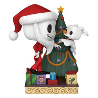 Funko POP! Deluxe Pesadilla antes de Navidad 30th - Jack & Zero w/Tree