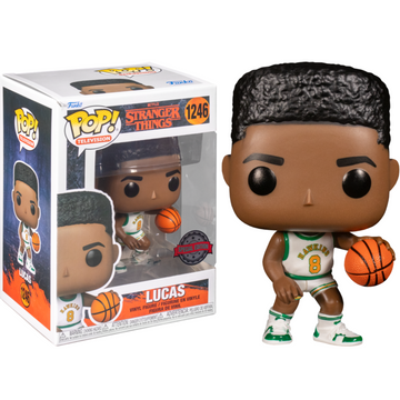 Funko Pop! Stranger Things 4 - Lucas with Jersey EXCLUSIVO