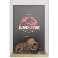 Funko Pop! Movie Poster Jurassic Park Tyrannosaurus Rex and Velociraptor