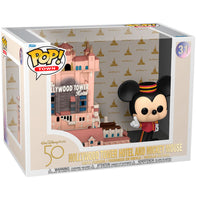 Funko POP! Walt Disney World 50th Anniversary Hollywood Tower Hotel and Mickey Mouse