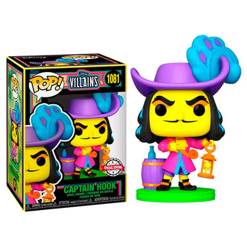 Funko POP! Disney Villains Hook Black Light Exclusive