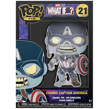 Funko POP! Pin Marvel What If Zombie Capitan America 10cm
