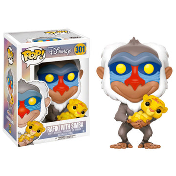Funko POP! Disney El Rey Leon Rafiki con Simba