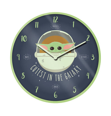 Reloj de Pared Star Wars: The Mandalorian - The Cutest in the Galaxy